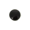 Luzaka Bijoux Snap<Bouton Snap Pierre Agate noire