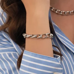 Femme Luzaka Bracelets<Bracelet Albane acier argenté