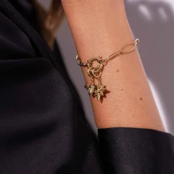 Luzaka Luzacharms<Bracelet Anneau acier Luza Charms
