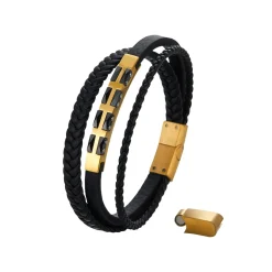 Homme Luzaka Bracelets<Bracelet Arthur acier doré or