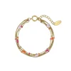 Femme Luzaka Bracelets<Bracelet Bilbao mauve acier doré or