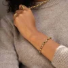 Femme Luzaka Bracelets<Bracelet Birdy acier doré or