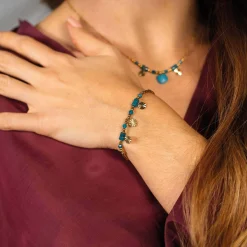 Femme Luzaka Bracelets<Bracelet Cancun Apatite bleue