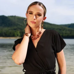 Femme Luzaka Bracelets<Bracelet Charlotte acier doré or