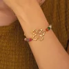 Femme Luzaka Bracelets<Bracelet Constance acier doré or multicolores