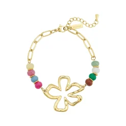 Femme Luzaka Bracelets<Bracelet Constance acier doré or multicolores