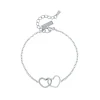 Femme Luzaka Bracelets<Bracelet cœurs entrelacés acier argenté