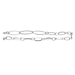 Luzaka Luzacharms<Bracelet double chaine acier Luza Charms