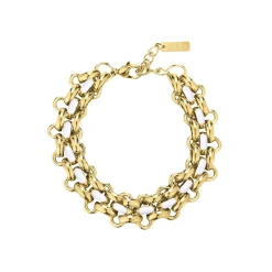 Femme Luzaka Bracelets<Bracelet Elira blanc acier doré or