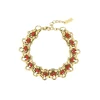 Femme Luzaka Bracelets<Bracelet Elira rouge acier doré or