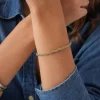 Femme Luzaka Bracelets<Bracelet Erika acier argenté et doré or