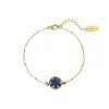 Femme Luzaka Bracelets<Bracelet Etoiles Lapis Lazuli acier doré or