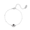 Femme Luzaka Bracelets<Bracelet Eventail acier Obsidienne