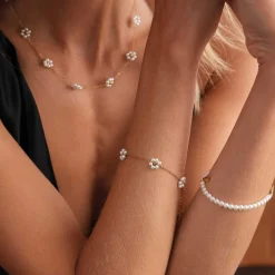 Femme Luzaka Bracelets<Bracelet Fleur Gisella nacre