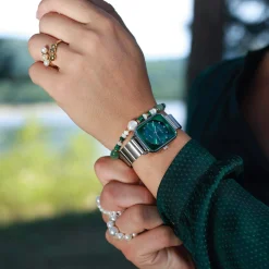 Femme Luzaka Bracelets<Bracelet Gaia acier doré or et nacre