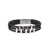 Homme Luzaka Bracelets<Bracelet Gora acier cuir et acier