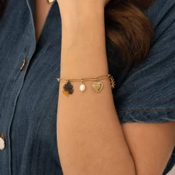 Femme Luzaka Bracelets<Bracelet Helios acier doré or