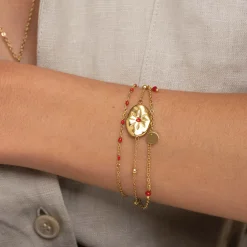 Femme Luzaka Bracelets<Bracelet Hestia acier doré or