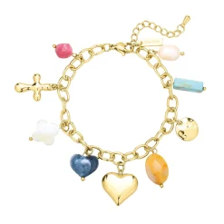 Femme Luzaka Bracelets<Bracelet kapri acier doré or