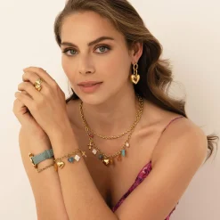 Femme Luzaka Bracelets<Bracelet kapri acier doré or