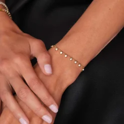 Femme Luzaka Bracelets<Bracelet Lénie acier doré or