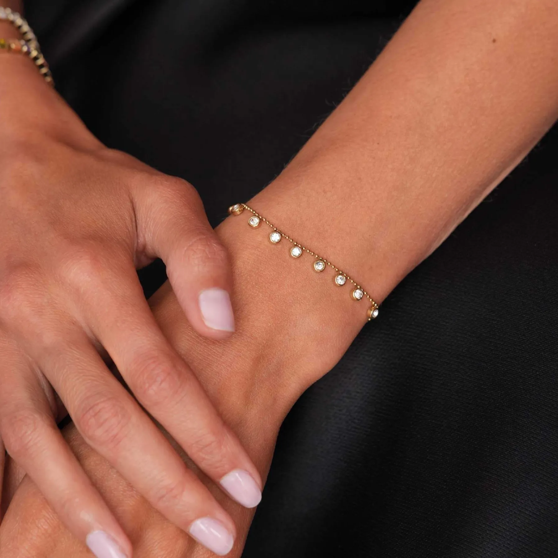 Femme Luzaka Bracelets<Bracelet Lénie acier doré or