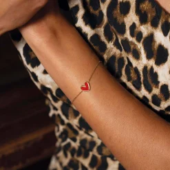 Femme Luzaka Bracelets<Bracelet Lolly rouge acier doré or