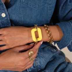 Femme Luzaka Bracelets<Bracelet Léonie jaune