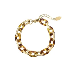 Femme Luzaka Bracelets<Bracelet Maille Dolceta acier doré or