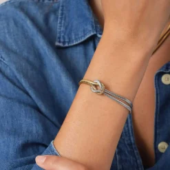 Femme Luzaka Bracelets<Bracelet maille Lucie doré et argenté
