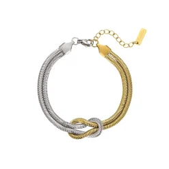 Femme Luzaka Bracelets<Bracelet maille Lucie doré et argenté