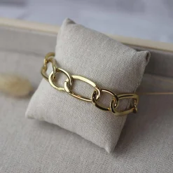 Femme Luzaka Bracelets<Bracelet Maillons acier doré or