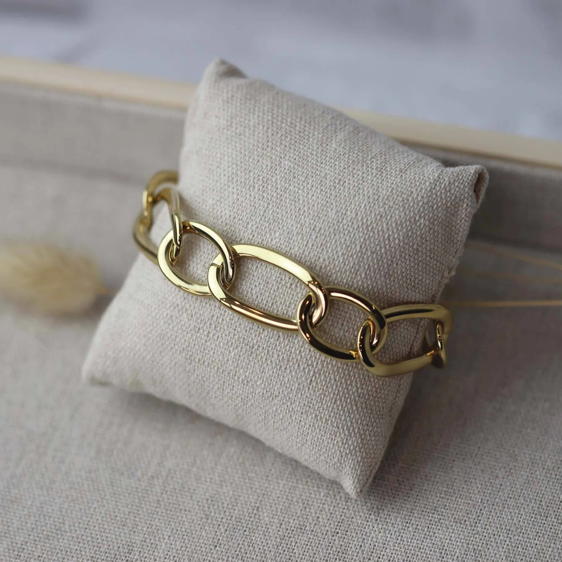 Femme Luzaka Bracelets<Bracelet Maillons acier doré or