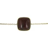 Femme Luzaka Bracelets<Bracelet Maki acier Jaspe marron