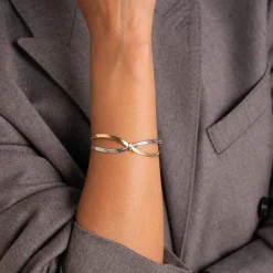 Femme Luzaka Bracelets<Bracelet Manille acier doré or