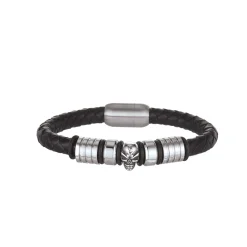Homme Luzaka Bracelets<Bracelet Moto cuir et acier