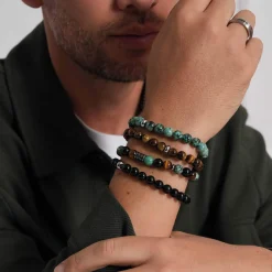 Femme Luzaka Bracelets|Bracelets<Bracelet Pierres Oeil de tigre 8mn