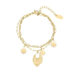 Femme Luzaka Bracelets<Bracelet Poème acier doré or