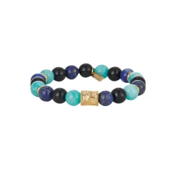 Femme Luzaka Bracelets<Bracelet Pépite bleu pierres naturelles