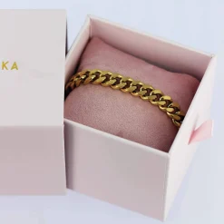 Homme Luzaka Bracelets<Bracelet Raphael acier doré or