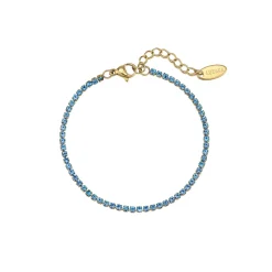 Femme Luzaka Bracelets<Bracelet Riviera strass bleu