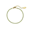 Femme Luzaka Bracelets<Bracelet Riviera strass vert