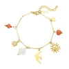 Femme Luzaka Bracelets<Bracelet Samoa acier doré or