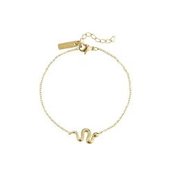 Femme Luzaka Bracelets<Bracelet Serpentin acier doré or