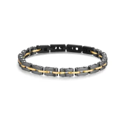 Homme Luzaka Bracelets<Bracelet Seville acier doré or