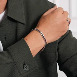Homme Luzaka Bracelets<Bracelet Seville acier noir