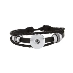 Luzaka Bijoux Snap<Bracelet Snap cuir
