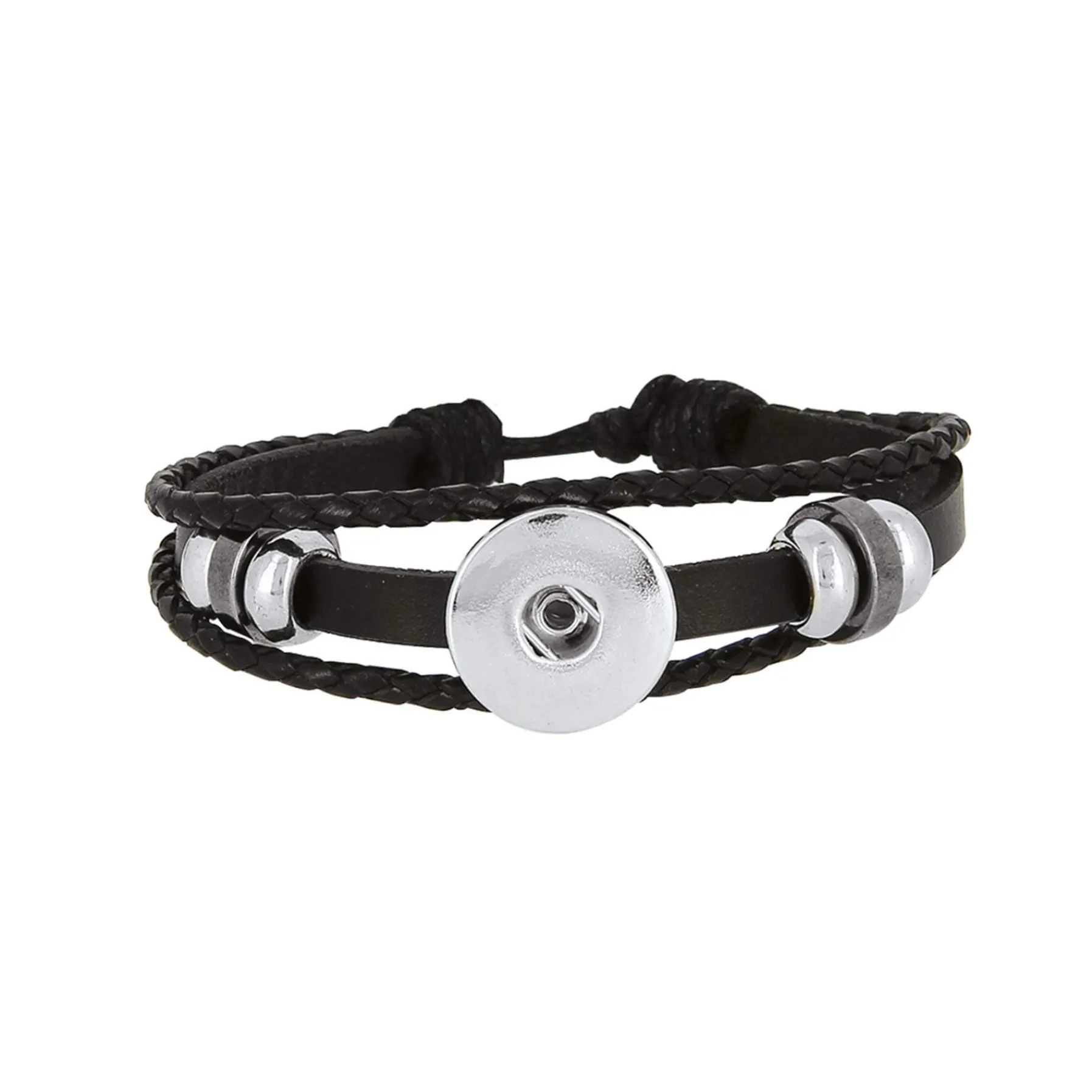Luzaka Bijoux Snap<Bracelet Snap cuir