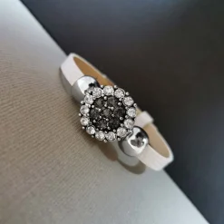 Luzaka Bijoux Snap<Bracelet Snap Léa blanc
