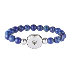 Luzaka Bijoux Snap<Bracelet Snap lapis lazuli